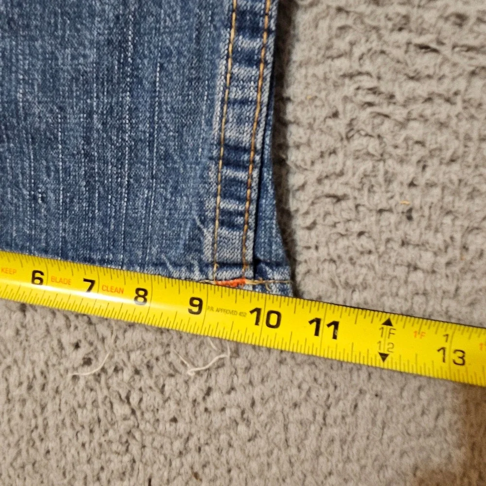 True Religion Y2K Ricky Wide Leg Boot Cut Fit Medium Wash Jean Mens Size 38 x 33